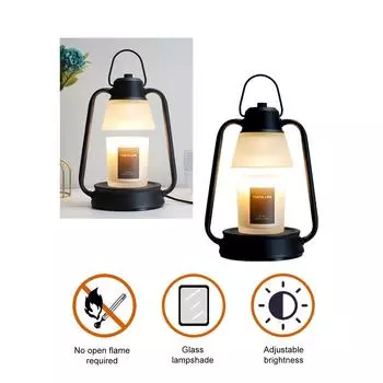 Ароматерапевтическая лампа для плавления воска, ночник, бездымная ароматная атмосфера, настольная лампа 1 & US plug