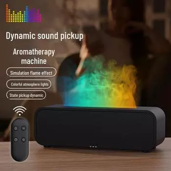 Ароматерапевтическая лампа с динамическим туманом: Тихая, красочная атмосфера для офиса и дома