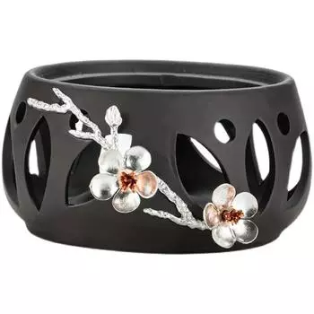 Ароматерапевтическая печь для кипячения вина, устройство для подогрева вина, нагревательная подставка для варки вина, керамическая свеча для приготовления кофе из киновари, чайная свеча