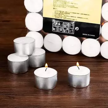Ароматерапевтическая свеча из чайного воска, нагревающаяся 2/3/4/6/8 часов, свеча-лампа, алюминиевый корпус