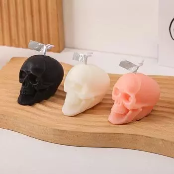 Ароматерапевтическая свеча в виде черепа на Хэллоуин, соевый воск, ручная работа, креативная подарочная коробка для ароматерапии A*4