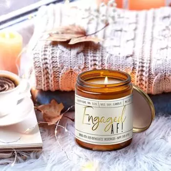 Ароматерапевтическая свеча Зимние ароматические соевые свечи 9 унций ароматические свечи в банке со временем горения 40 часов Свеча на день рождения для