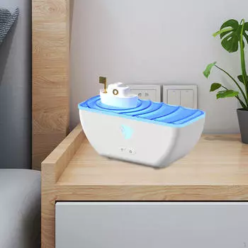 Ароматерапевтический диффузор с подсветкой белый