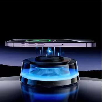 Ароматерапия Беспроводное зарядное устройство Рассеиватель окружающего света для дома Умный автомобильный диффузор Быстрое зарядное устройство для iPhone 16 15 14 13 Samsung Xiaomi