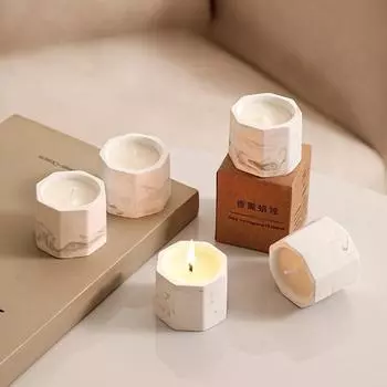 Ароматерапия Бездымные свечи Романтичные ароматизированные желейные свечи Мини-ароматические свечи Домашний декор Подарок на день рождения и День святого Валентина
