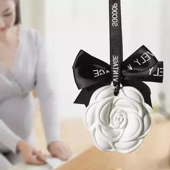 Ароматерапия для гардероба, автомобиль, прочный интерьер, домашняя ванная комната, дезодорант для туалета, артефакт, эфирные масла, гипсовые таблетки, ароматизаторы. Gardenia flowers белый