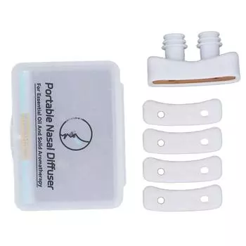 Назальный ингалятор для ароматерапии, силиконовая трубка для носового ингалятора с эфирным маслом для дома и офиса