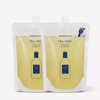 Aromatica 1+1 Tea Tree Purifying Shampoo Refill Pouch 500ml