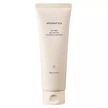 AROMATICA Балансирующая пенка для умывания с маслом чайного дерева, 180 г, 1 шт.