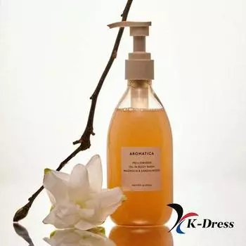 Aromatica Mellow Nourish Масло для мытья тела Магнолия и Сандал 290 мл 1 PCS