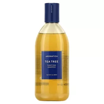 Aromatica, очищающий шампунь с маслом чайного дерева, 13,5 жидких унций (400 мл)