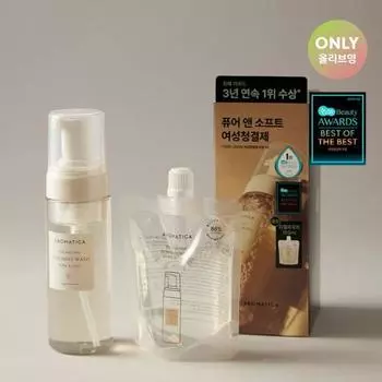 Aromatica Pure & Soft Женское очищающее средство 170 мл 2 вида, выберите 1 (специальный набор, один предмет),Корейские женские товары Single item_170ml