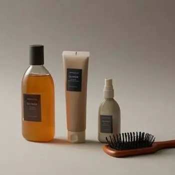 Aromatica Quinoa Hair Protein Set Shampoo 400ml Treatment 160ml, Hair Ampoule 100ml