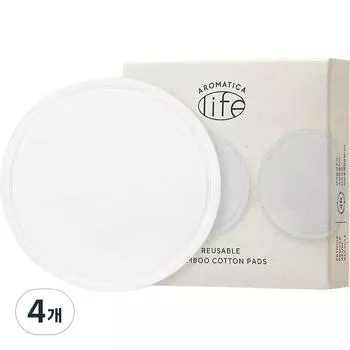 AROMATICA Многоразовые бамбуковые ватные диски, 5 упаковок, 4 шт.