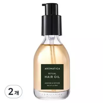 Aromatica Ritual Hair Oil Jasmine & Vetiver, 50ml, 2 units