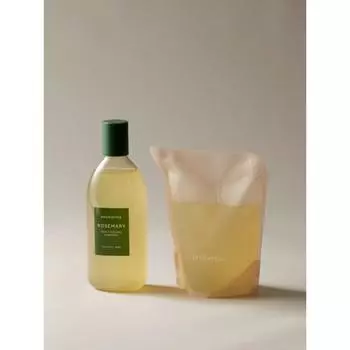 Aromatica Scalp Strengthening Rosemary Shampoo Основной продукт и набор сменных блоков 400 мл+500 мл