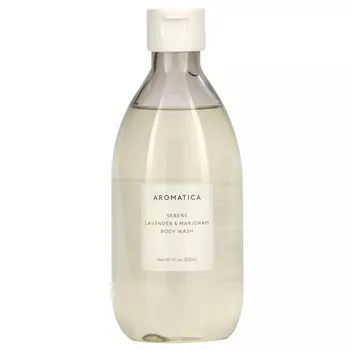 Aromatica, Serene Body Wash, Lavender & Marjoram, 10.1 fl oz (300 ml)