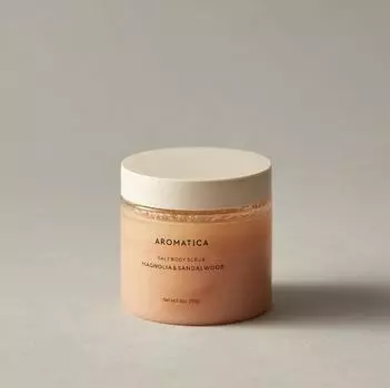 [AROMATICA] Скраб для тела с солью Магнолия и Сандал 250г