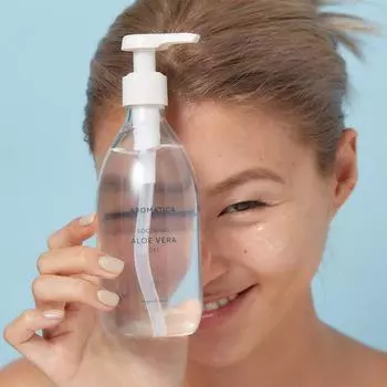 AROMATICA Успокаивающий гель алоэ вера 300мл / 500мл, Kbeauty, корейская косметика, образец 300 ml