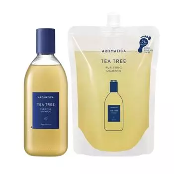 Aromatica Tea Tree Purifying Shampoo 400ml + 500ml