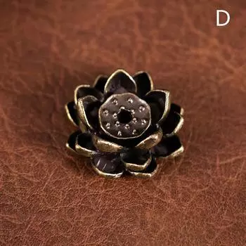 Ароматическая палочка, держатель для благовоний, украшение для дома, спиральная кадильница в форме цветка лотоса