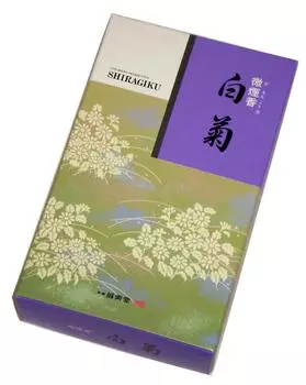 Ароматическая палочка Seijudo белая хризантема большая роза #381