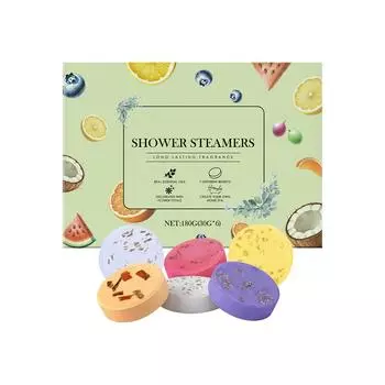 Ароматическая паровая салфетка для душа Свежий аромат Успокаивающий Насладитесь ванной Паровая салфетка для душа One Size