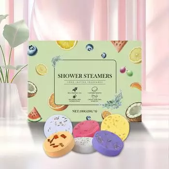Ароматическая паровая салфетка для душа Свежий аромат Успокаивающий Насладитесь ванной Паровая салфетка для душа One Size