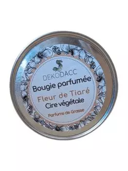 Ароматическая свеча с цветком Тиаре
