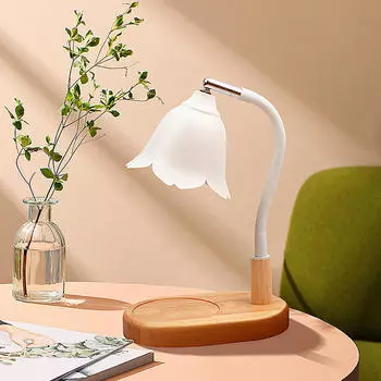 Ароматическая восковая лампа для подогрева свечей, США, 110 В, деревянное основание для учебных комнат, универсальная