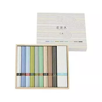 Ароматические палочки Подарочные ароматические палочки Подарки Подношения Траур Зимние поздравления Ассортимент благовоний Hyakraku Девять видов Сад камней