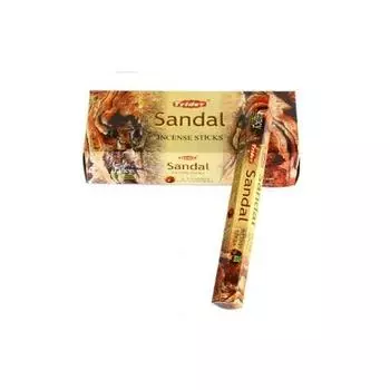 Ароматические палочки Tridev Agarbatti Sandal | Шестиугольная серия | Аромат | Преданный | 3 шт * 20 г для пуджи/поклонения