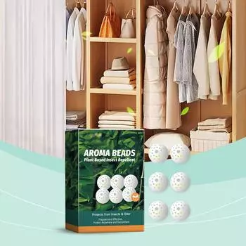 Ароматические шарики свежие, долговечные и эффективные, насекомые, моль, паук, жук, обувь, спортивная сумка, дезодорант, шарик One Size