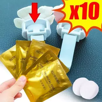 Ароматические таблетки для автомобильных вентиляционных отверстий Универсальный освежитель воздуха Автомобильный воздуховыпускной клапан Ароматерапевтический зажим Диффузор духов Ароматическая добавка