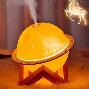 Ароматический диффузор увлажнитель воздуха со светодиодом 200 мл 3D луна планета увлажнитель USB портативный очиститель воздуха декор спальни ночники новый