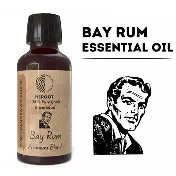 Ароматическое масло Bay Rum Premium Blend для роста бороды, усов, роста лица Volume=10ml