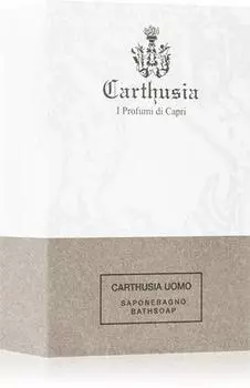 Ароматическое мыло Carthusia Uomo TU прозрачный