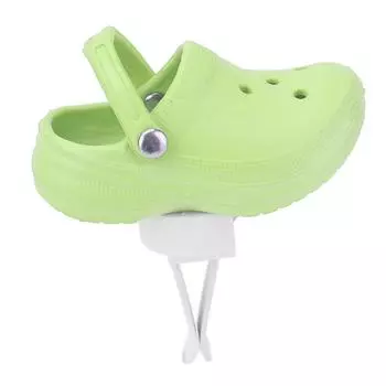 Ароматизатор для автомобильного дефлектора в форме мини-туфельки, украшение для салона автомобиля, зеленый зелёный