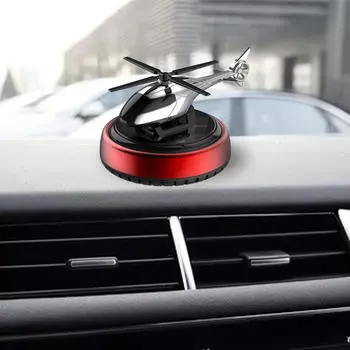 Ароматизатор для автомобиля в форме самолета, работающий на солнечной энергии, для приборной панели красный