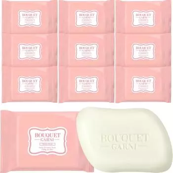 Ароматизированное мыло Bouquet Garni Deep Perfume Soap с ароматом белого мускуса, 100 г, 10 штук