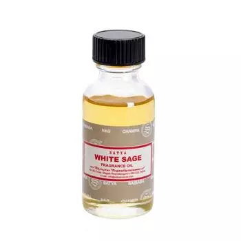 Ароматное масло белого шалфея Satya Nag Champa — настоящая ароматическая смесь для релаксации и медитации, упаковка из 1 шт.