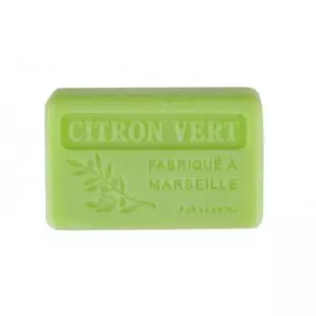 Ароматное мыло Марсель с органическим маслом ши Лайм 100г