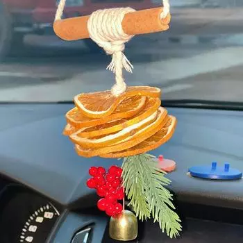Ароматные дольки апельсина, подвесное украшение для автомобиля, почувствуйте аромат апельсина и скандинавский стиль, идеально подходит для Рождества