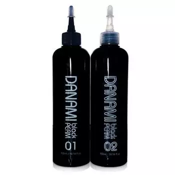 Ароматный бесщелочной Tanami Black Perm Agent 1 + 2 Perm Agent 600 мл, 1 шт.