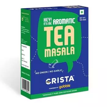 Ароматный чай CRISTA Masala, чай масала из 100% натуральных ингредиентов, веганский, без добавления сахара, без добавления красителей, 100 г