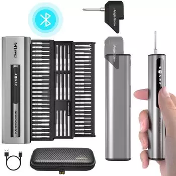 ARROWMAX Mini Electric Precision Electric Magnetic Smart Motion Max 3 5 Torque Repair Tool Set for Watchs PRO 7.4V Screwdriver, Screwdriver, 60-in-1