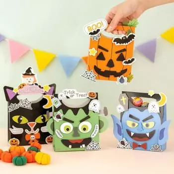 Art Box/Claypia 216 Minhwa Shop Сумка для покупок на Хэллоуин Изготовление корзинки для конфет