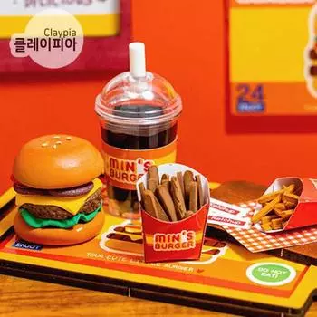 Art Box/Claypia Clay Mini Набор для лепки из глины в форме гамбургера