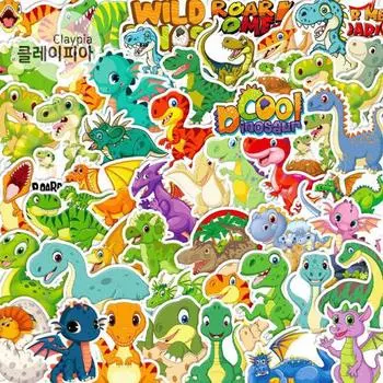 Art Box/Claypia Dinosaur Водонепроницаемые наклейки Симпатичные наклейки Dakku Набор из 50 листов