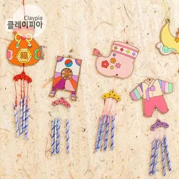 Art Box/Claypia DIY Traditional Folk Scenery Tube Bell Making Set